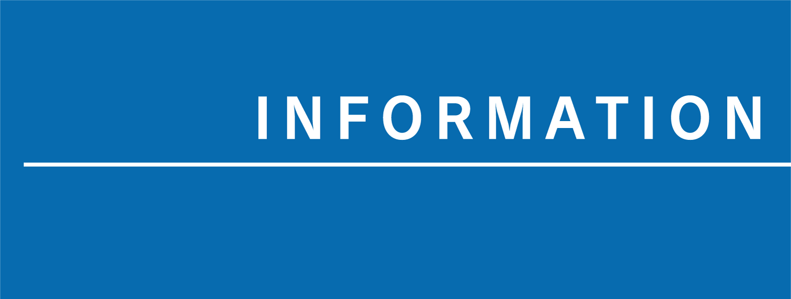 インフォメーション